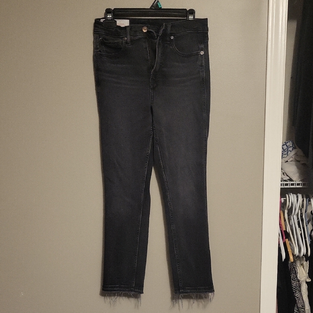 GAP Women's Dark Gray Ankle Jeans